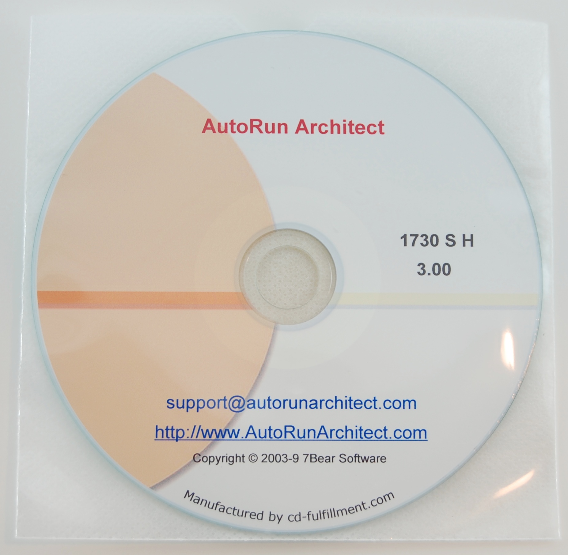 If you don't have a disc graphic, we can generate one like this for you